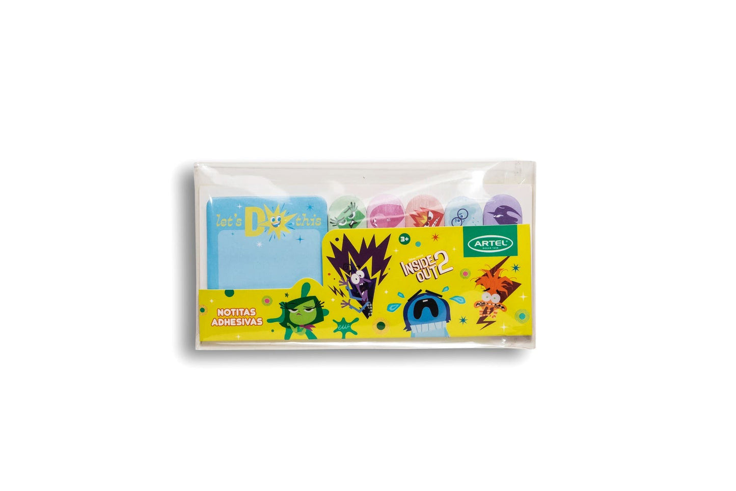 Set Mini Notas adhesivas Intensamente 2