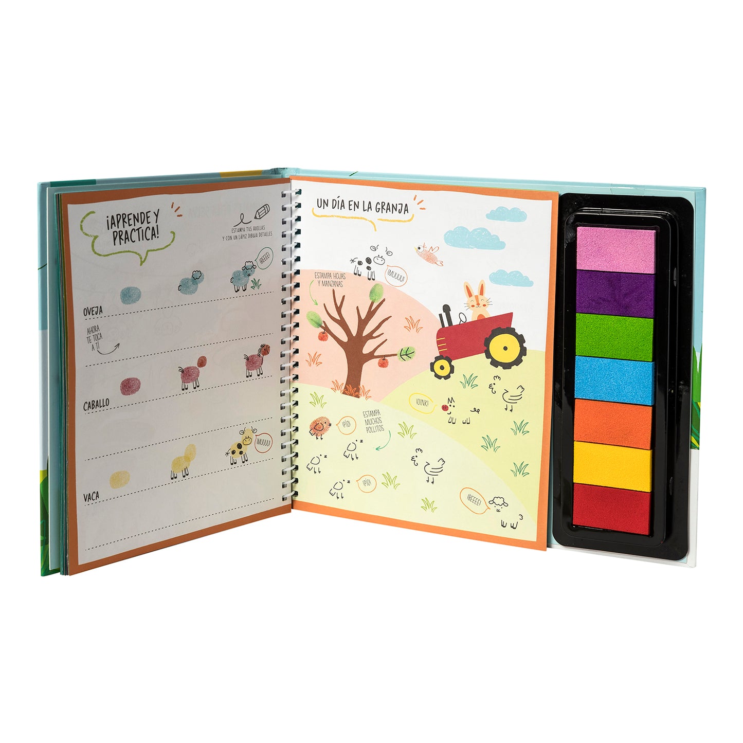 Libro de dibujos con huellas dactilares Artel
