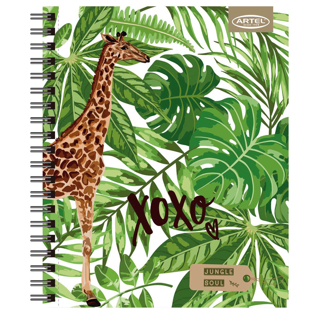 Cuaderno Universitario Jungle Soul 100 Hojas 7Mm Hojas Diseño Aleatorio Artel