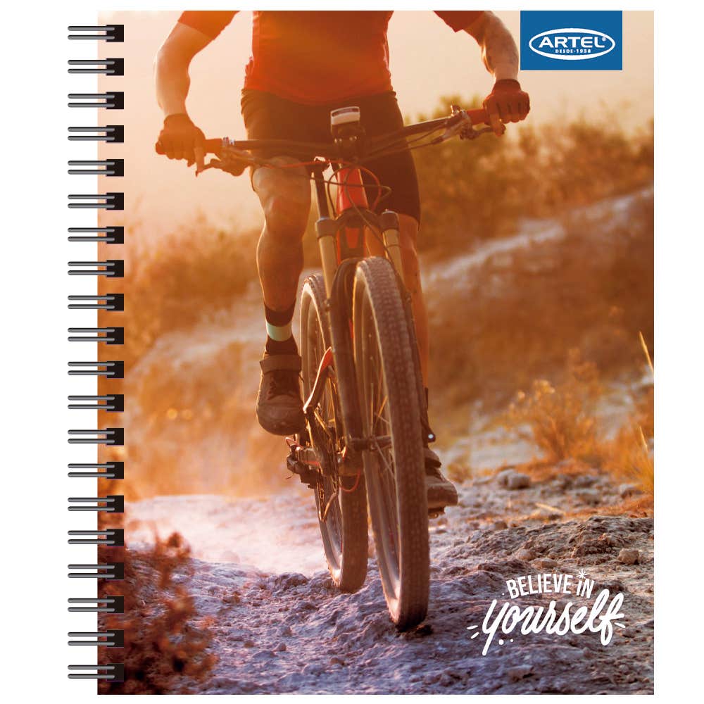 Cuaderno Universitario Belive In Yourself 100 Hojas 7Mm Hojas Diseño Aleatorio Artel