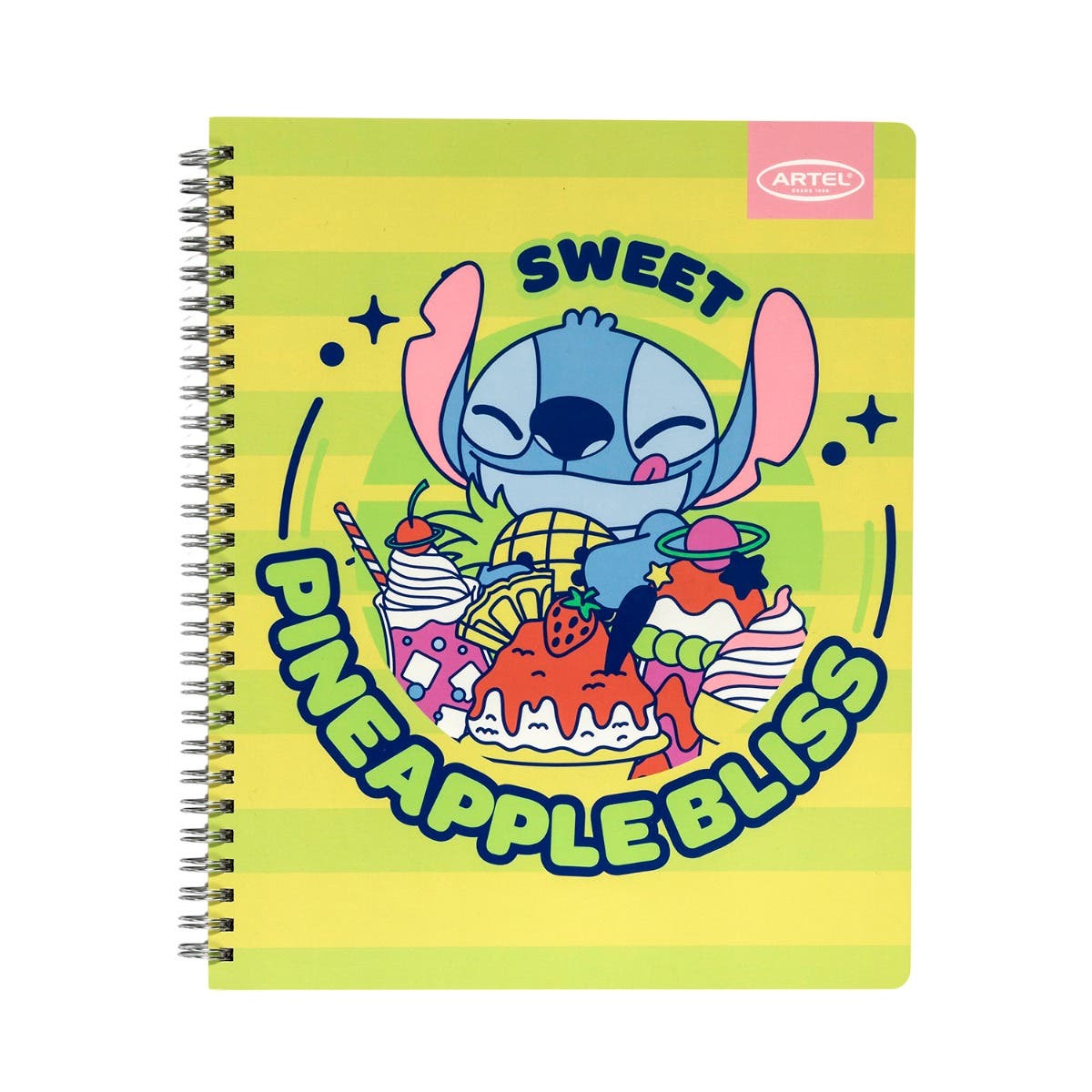 Cuaderno Universitario 100 Hojas 7Mm Stitch Foodie