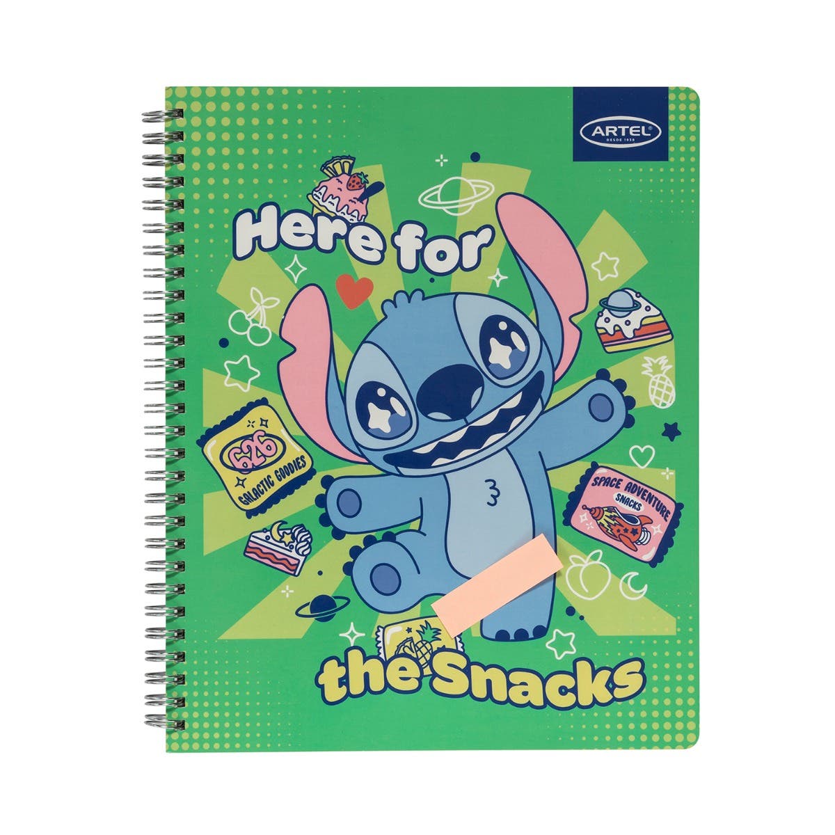 Cuaderno Universitario 100 Hojas 7Mm Stitch Foodie