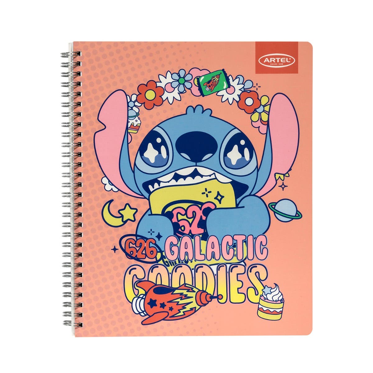 Cuaderno Universitario 100 Hojas 7Mm Stitch Foodie