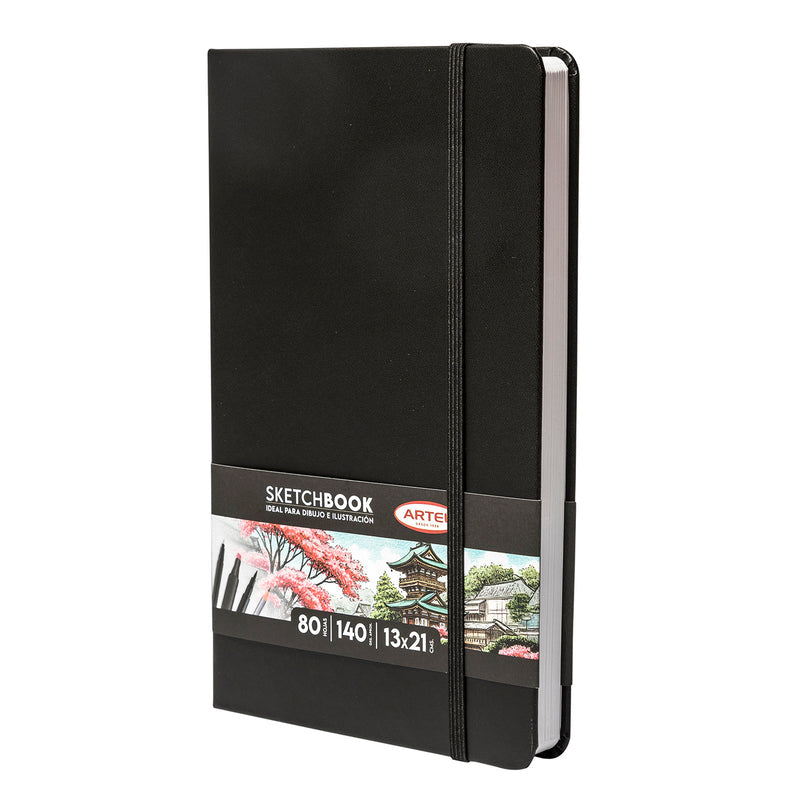 Sketchbook Artel 13X21 Negro