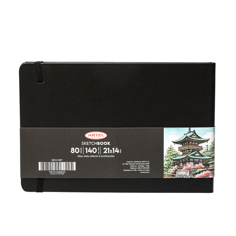 Sketchbook Artel 21X14 Negro