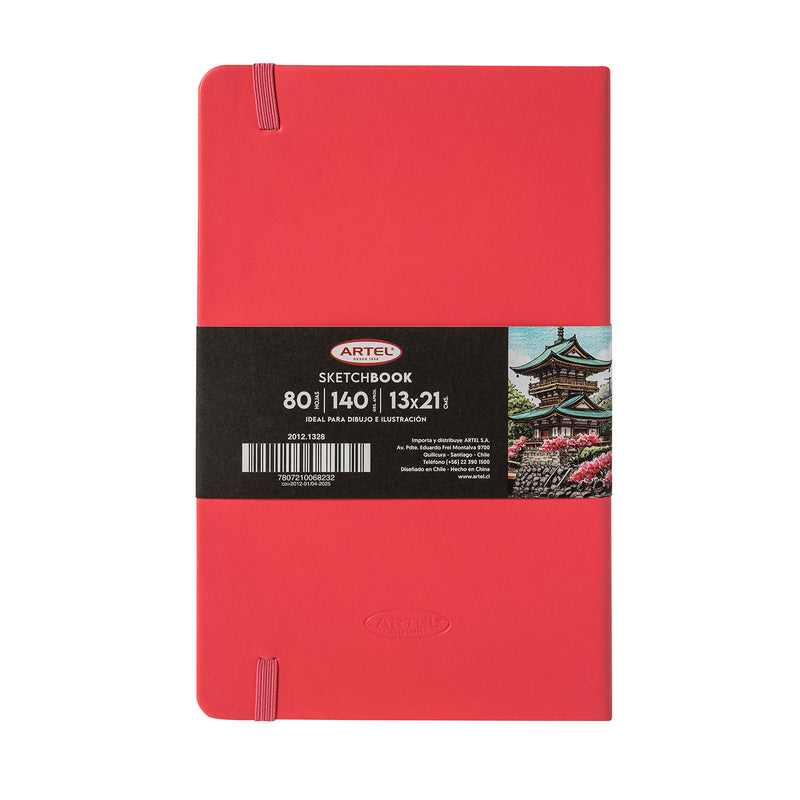 Sketchbook Artel 13X21 Roja