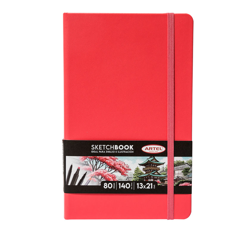 Sketchbook Artel 13X21 Roja