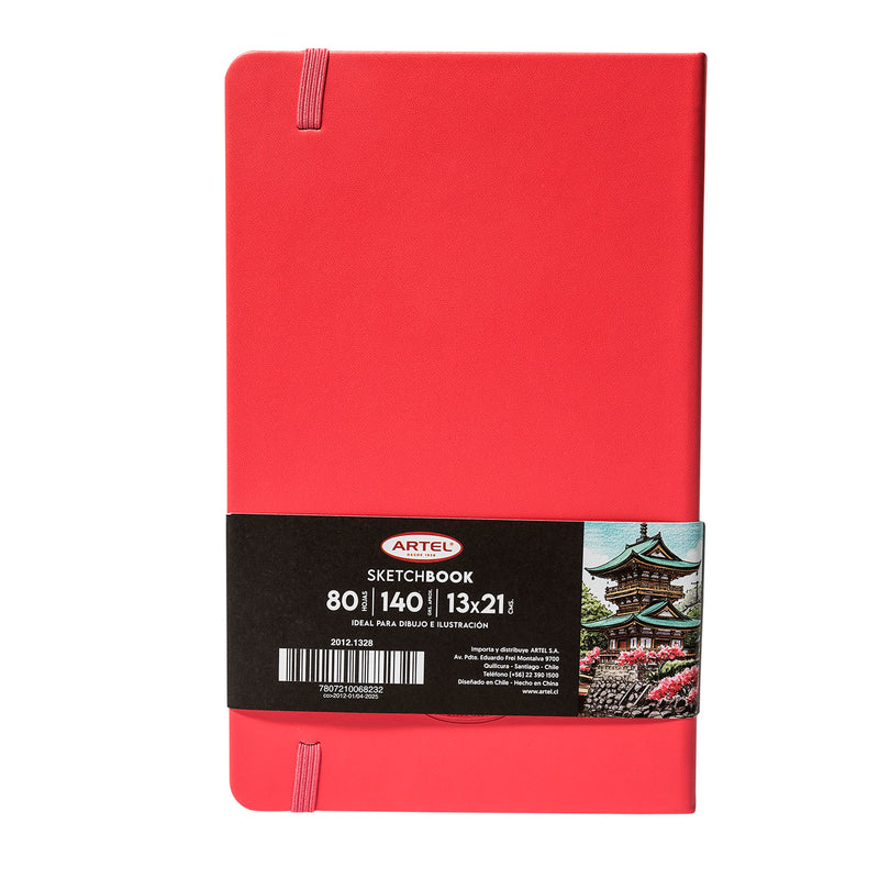 Sketchbook Artel 13X21 Roja