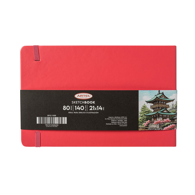 Sketchbook Artel 21X14 Roja
