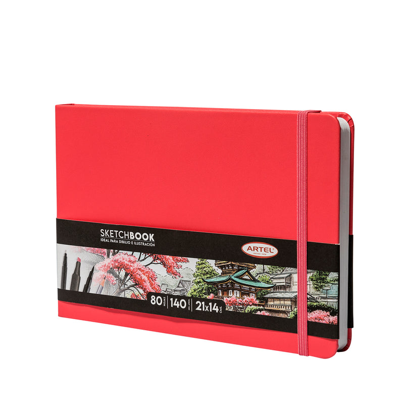 Sketchbook Artel 21X14 Roja