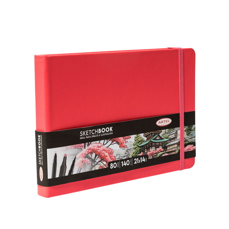 Sketchbook Artel 21X14 Roja