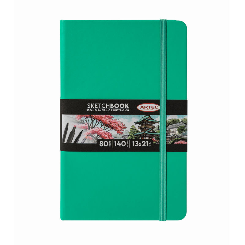 Sketchbook Artel 13X21 Verde