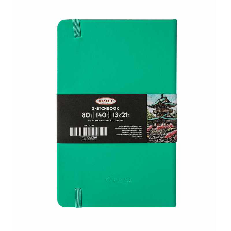 Sketchbook Artel 13X21 Verde