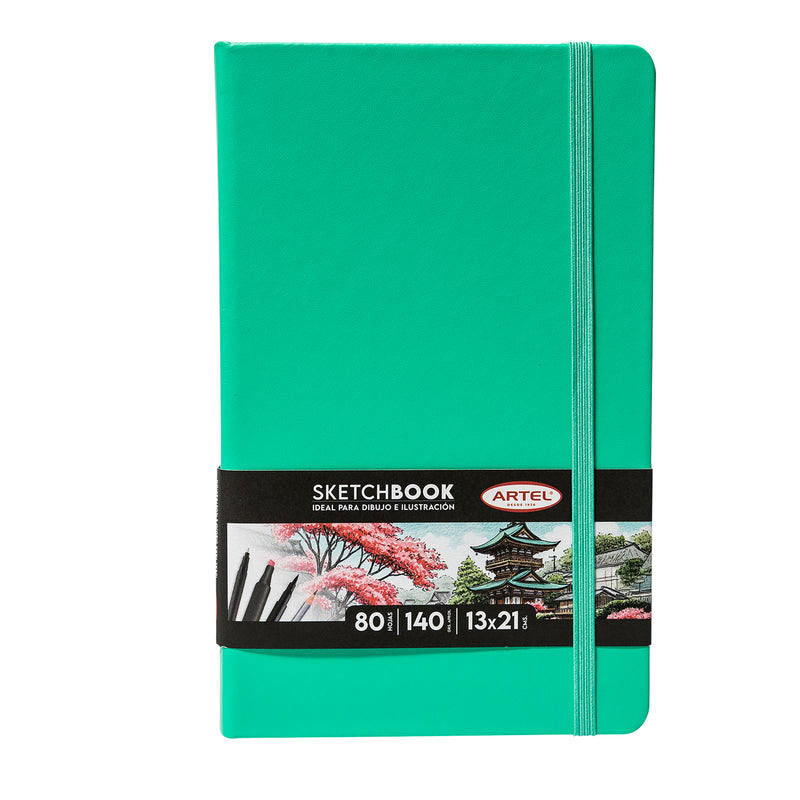 Sketchbook Artel 13X21 Verde
