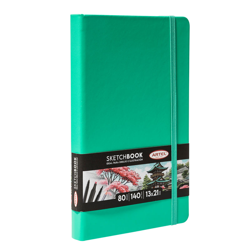Sketchbook Artel 13X21 Verde