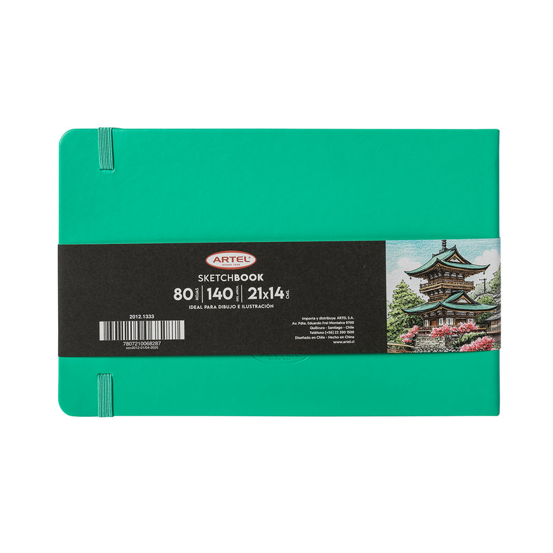 Sketchbook Artel 21X14 Verde