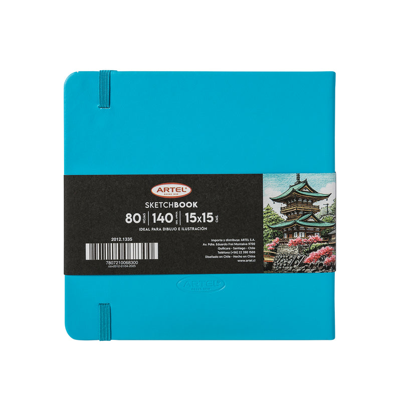 Sketchbook Artel 15X15 Celeste