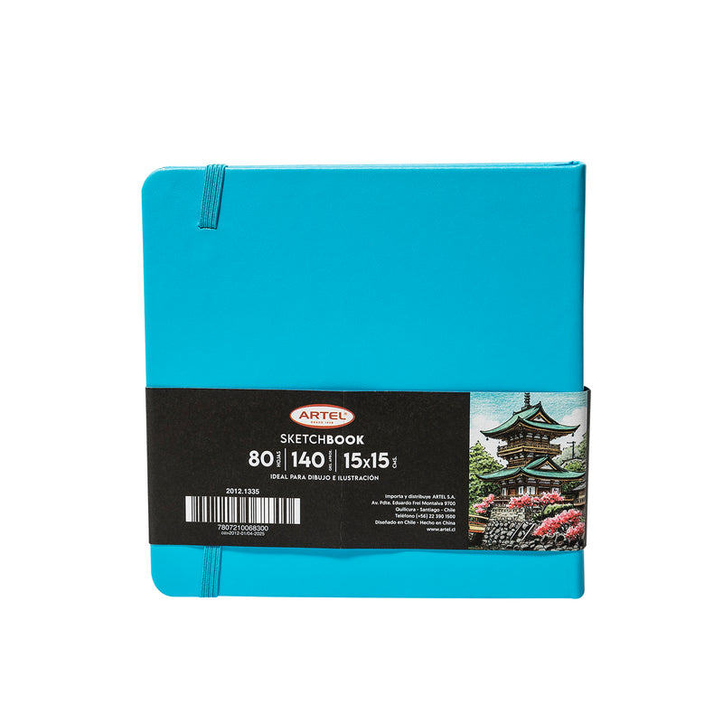 Sketchbook Artel 15X15 Celeste
