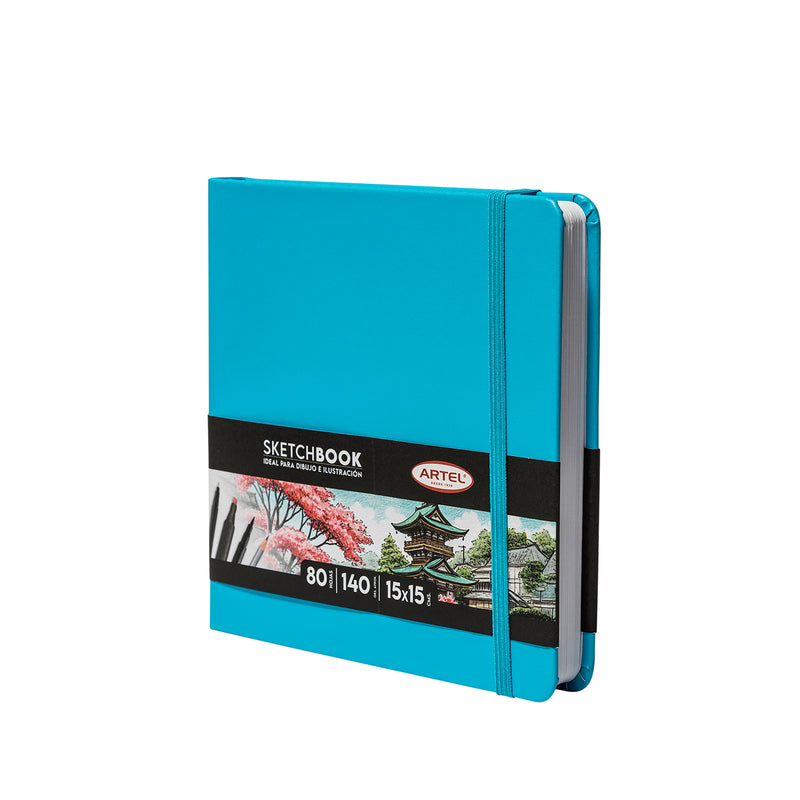 Sketchbook Artel 15X15 Celeste