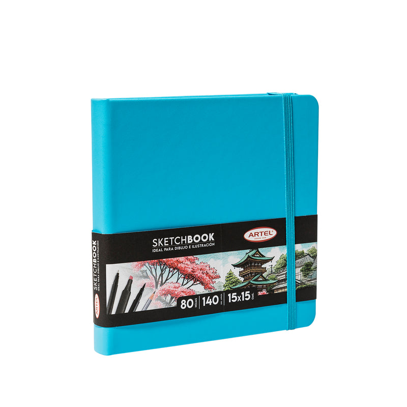 Sketchbook Artel 15X15 Celeste