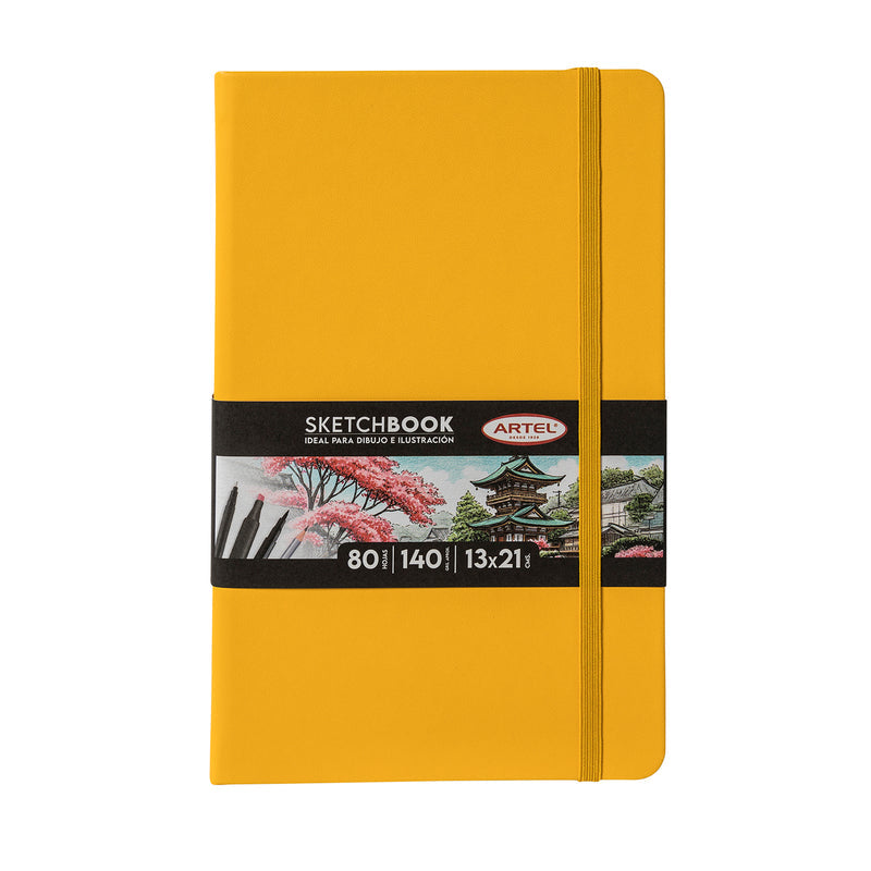 Sketchbook Artel 13X21 Amarilla