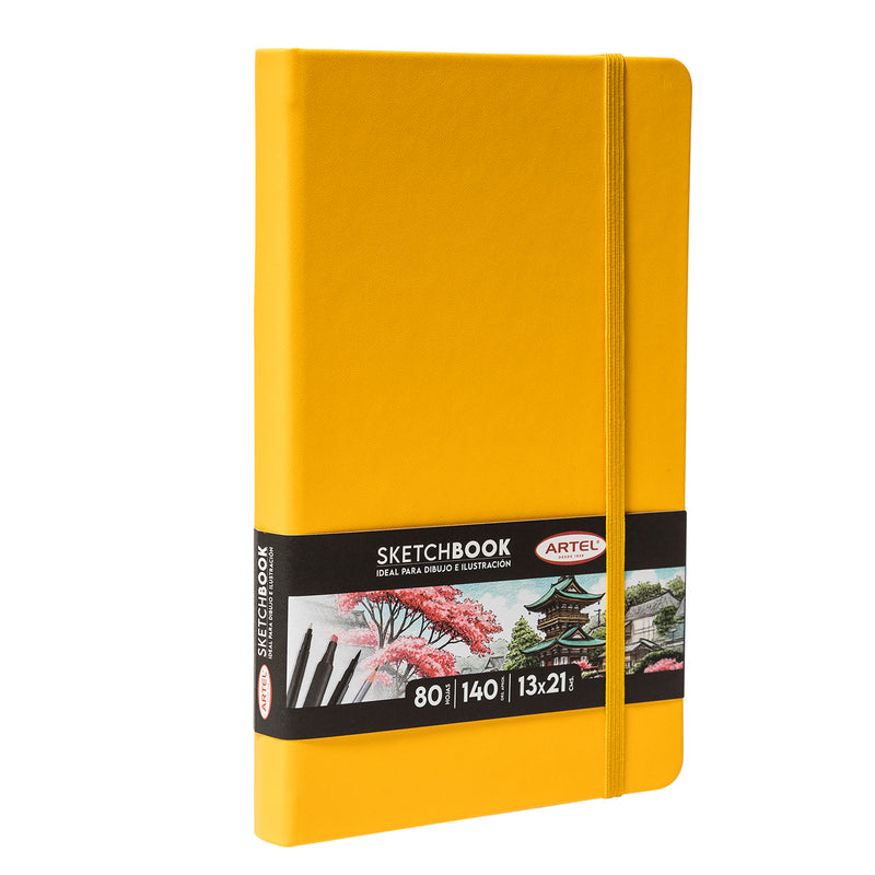 Sketchbook Artel 13X21 Amarilla