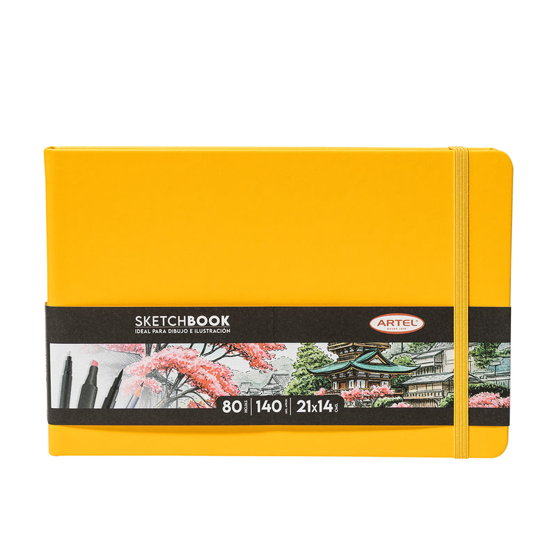 Sketchbook Artel 21X14 Amarilla