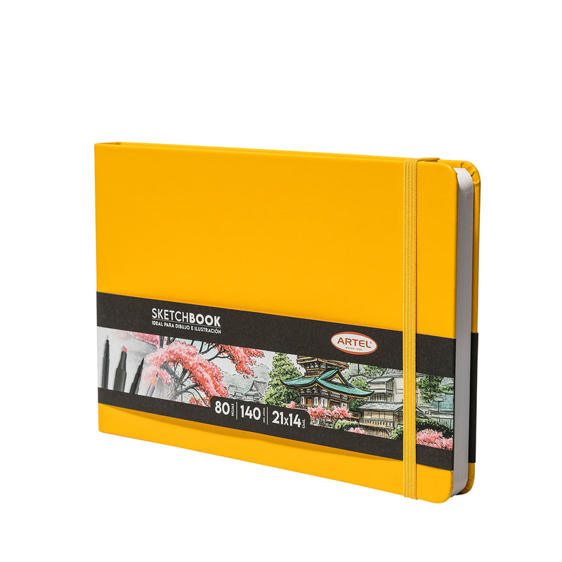 Sketchbook Artel 21X14 Amarilla