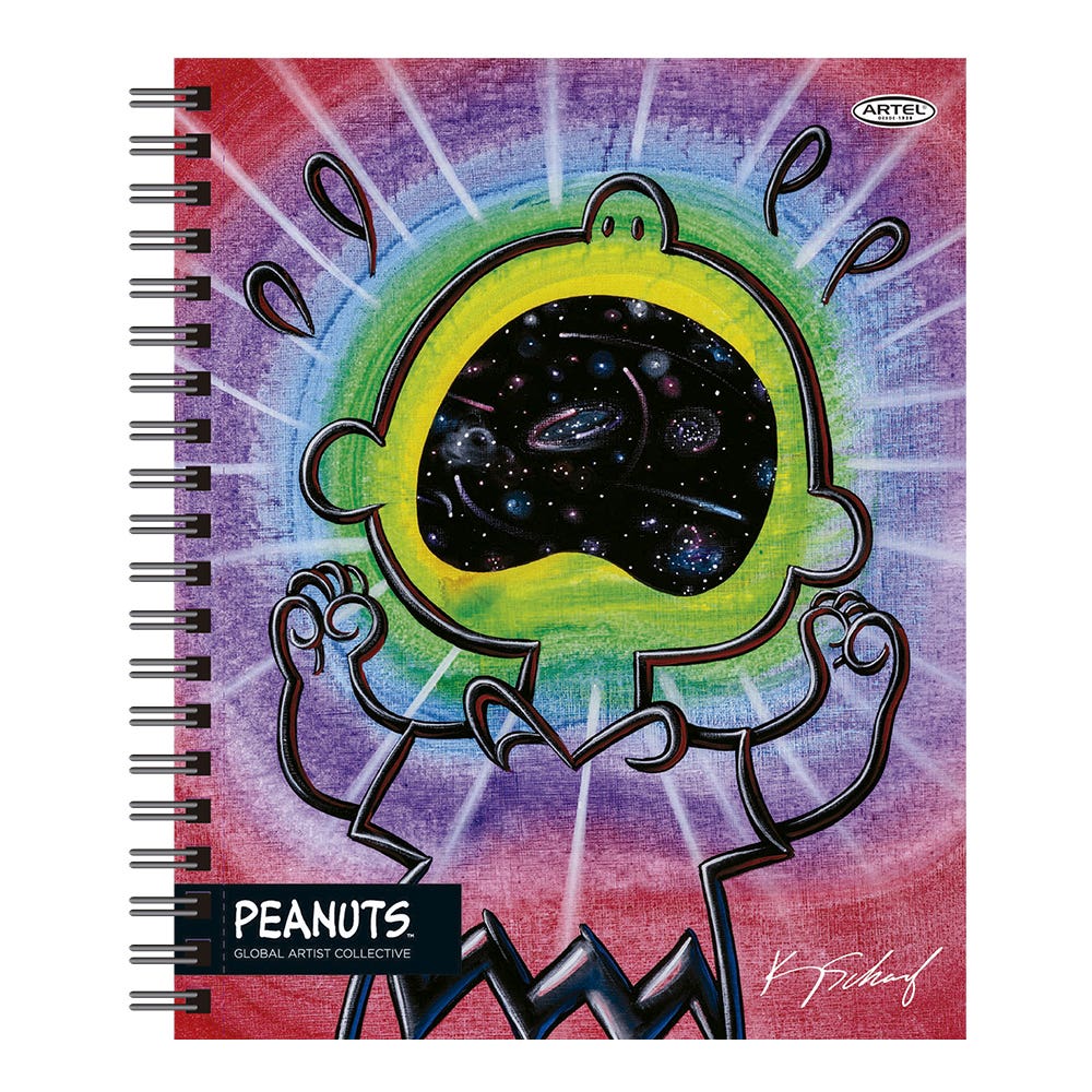 Cuaderno Universitario Snoopy 100 Hojas 7Mm Hojas Diseño Aleatorio Artel