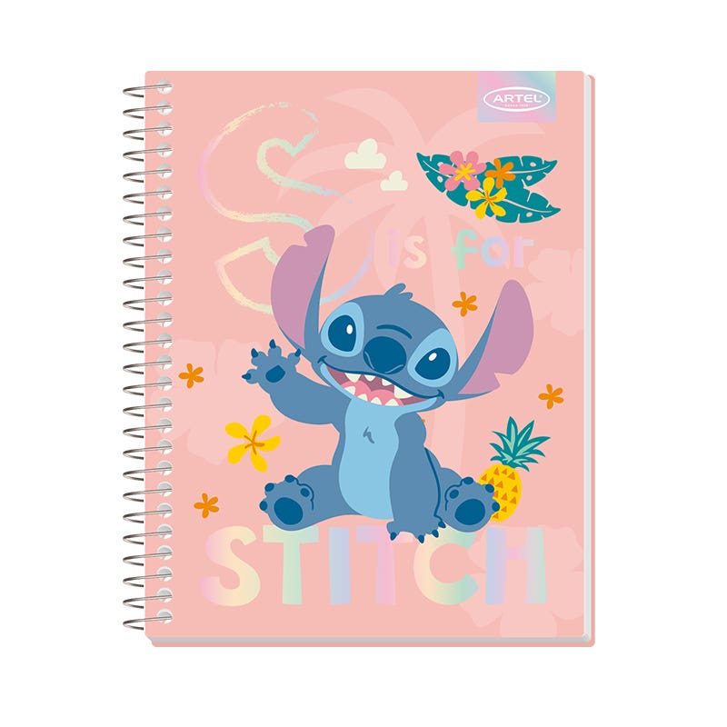 Cuaderno Especial Artel 150 Hojas Stitch Cute