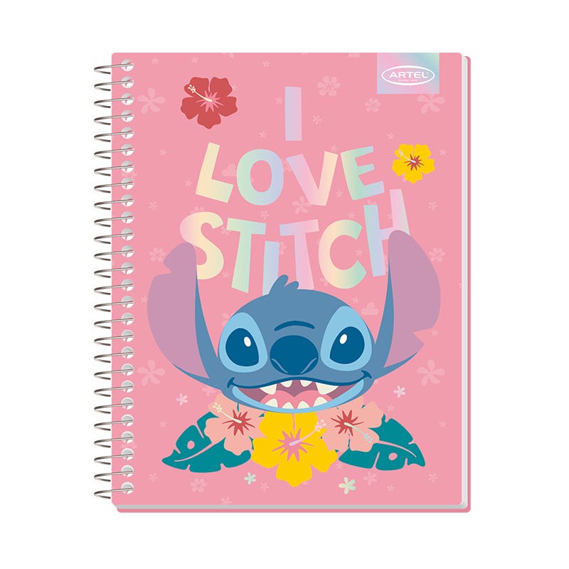 Cuaderno Especial Artel 150 Hojas Stitch Cute