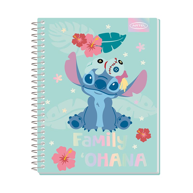 Cuaderno Especial Artel 150 Hojas Stitch Cute