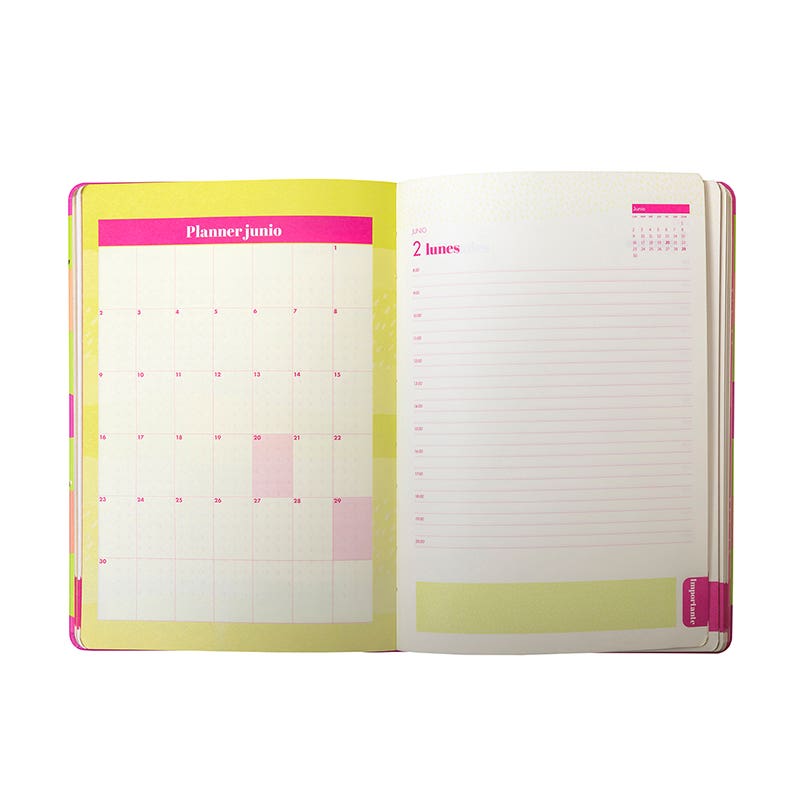 Agenda 2025 DxP Fuxia Print C/Elas