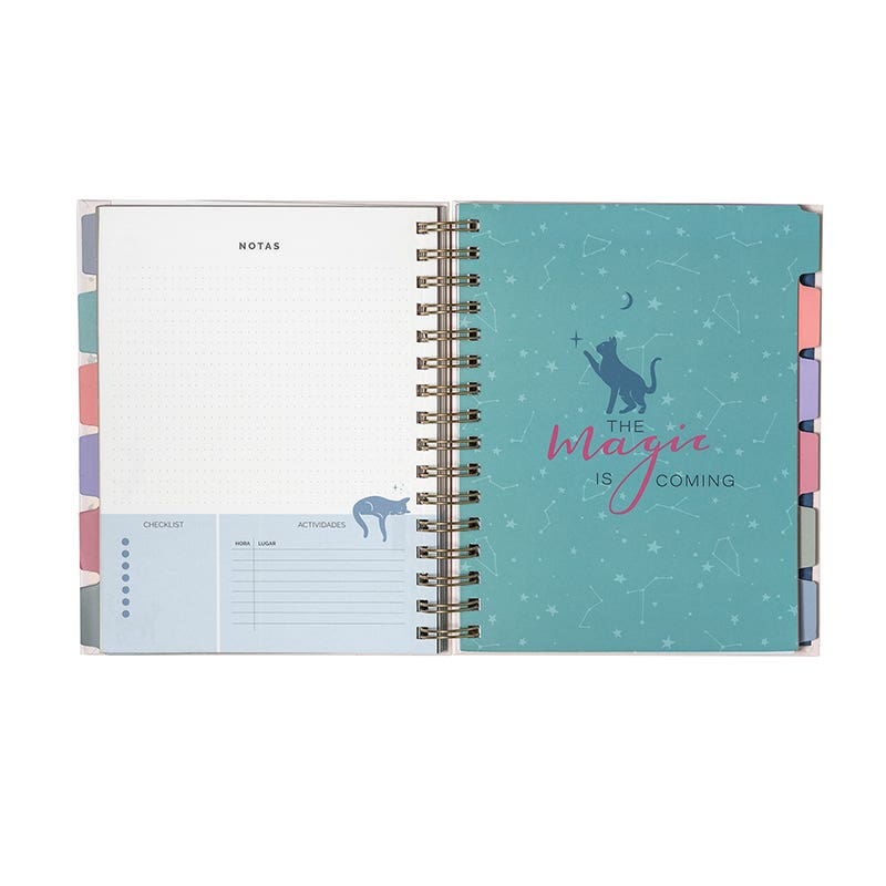 Planner 12 meses Magic 17x21cm