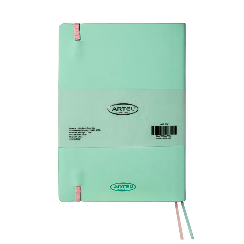 Libreta Lisa Artel A5 Pastel