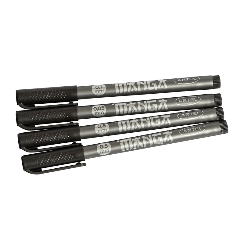 Set Tiralíneas Artel Manga 4 Unidades
