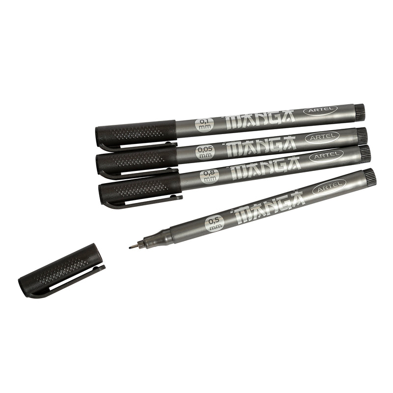 Set Tiralíneas Artel Manga 4 Unidades