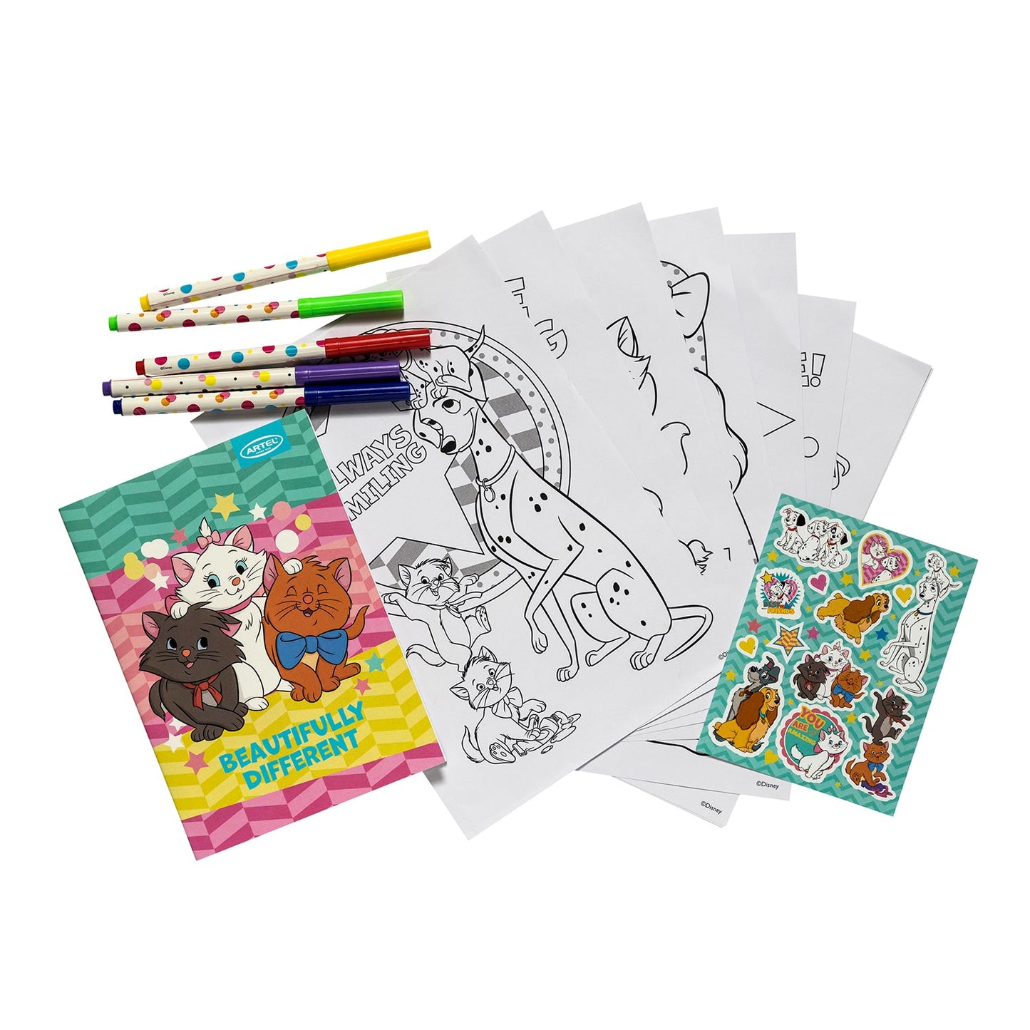 Set Colorear Artel Cats&Dogs