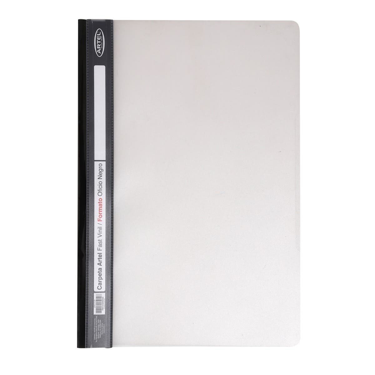 Carpeta Artel Fast Vinil Ofico Negro