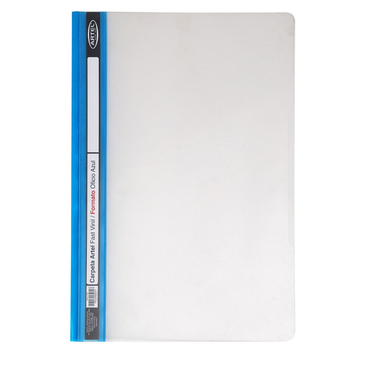 Carpeta Artel Fast Vinil Ofico Azul