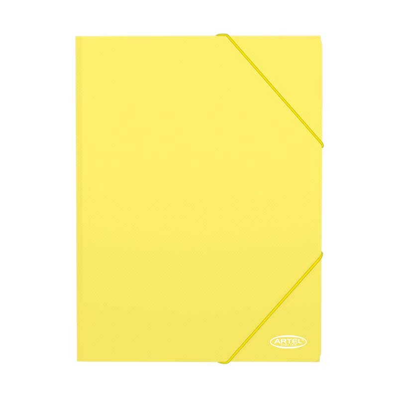 Carpeta Artel C/Elast. Pastel Plastic A4