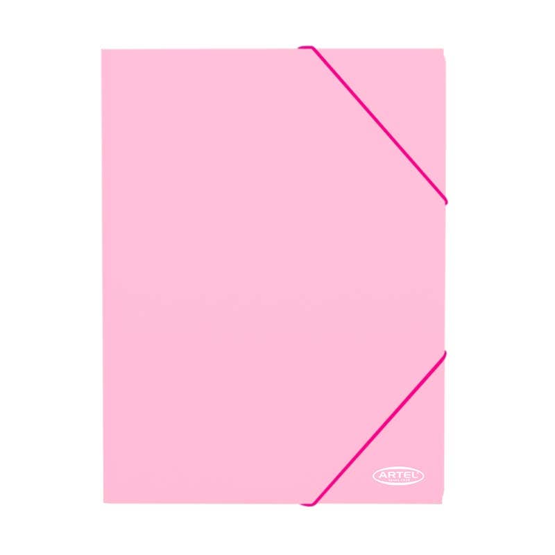 Carpeta Artel C/Elast. Pastel Plastic A4