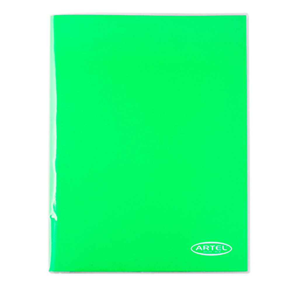 Carpeta Plastificada Verde Artel