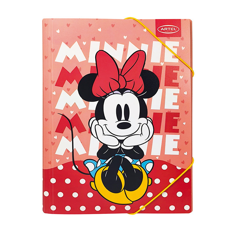 Carpeta Plástico Con Elástico Minnie Artel