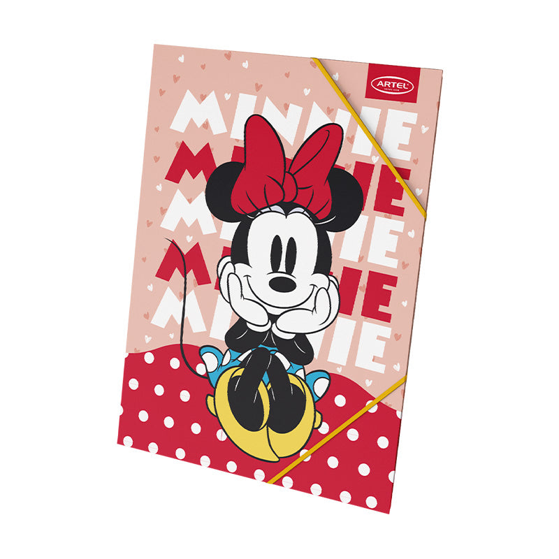 Carpeta Plástico Con Elástico Minnie Artel