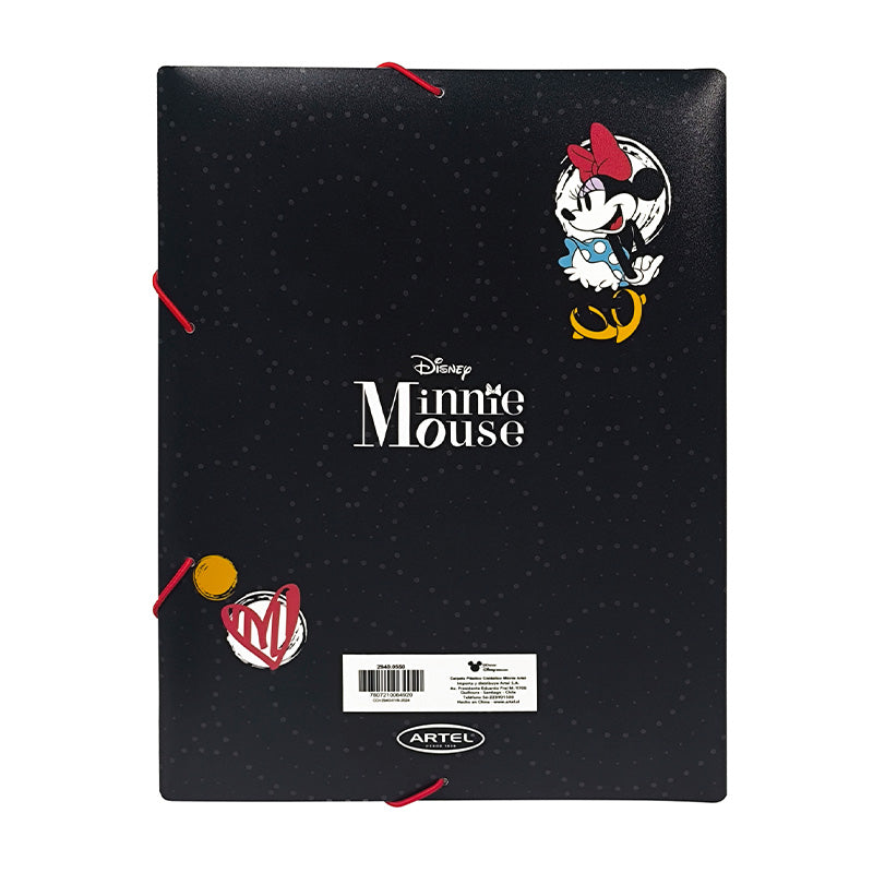 Carpeta Plástico Con Elástico Minnie Artel