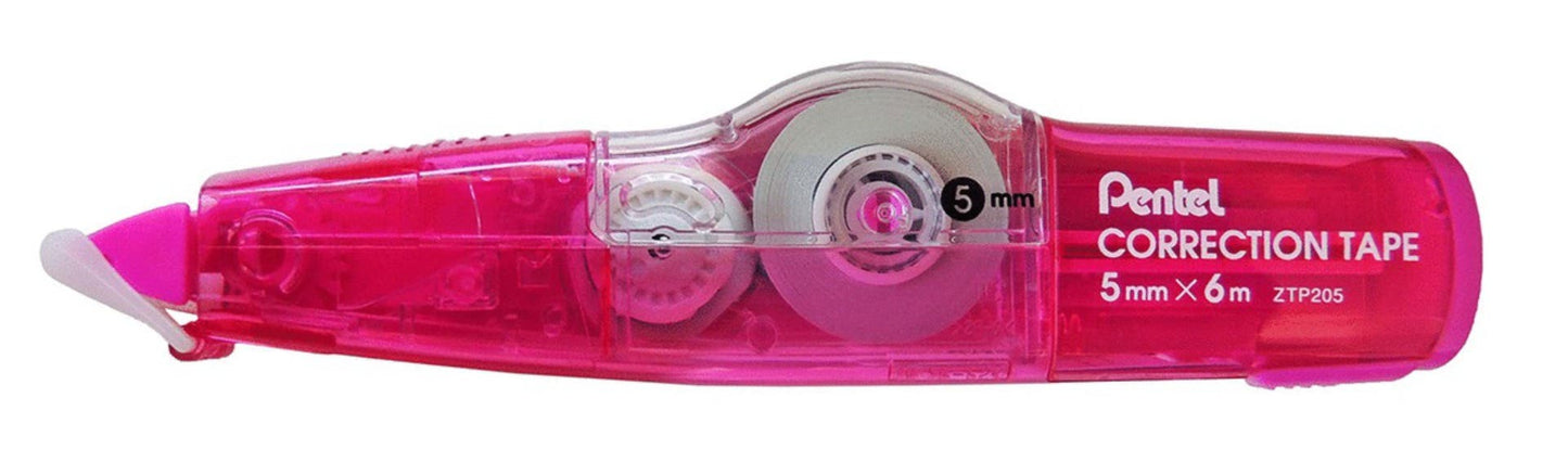 Cinta Correctora Rosa Pentel