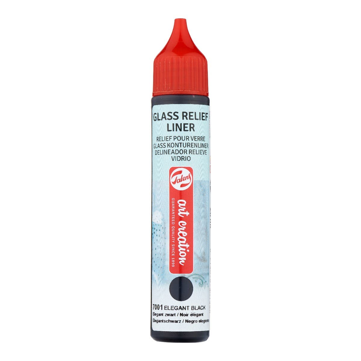 LINER VIDRIO 28 ML NEGRO