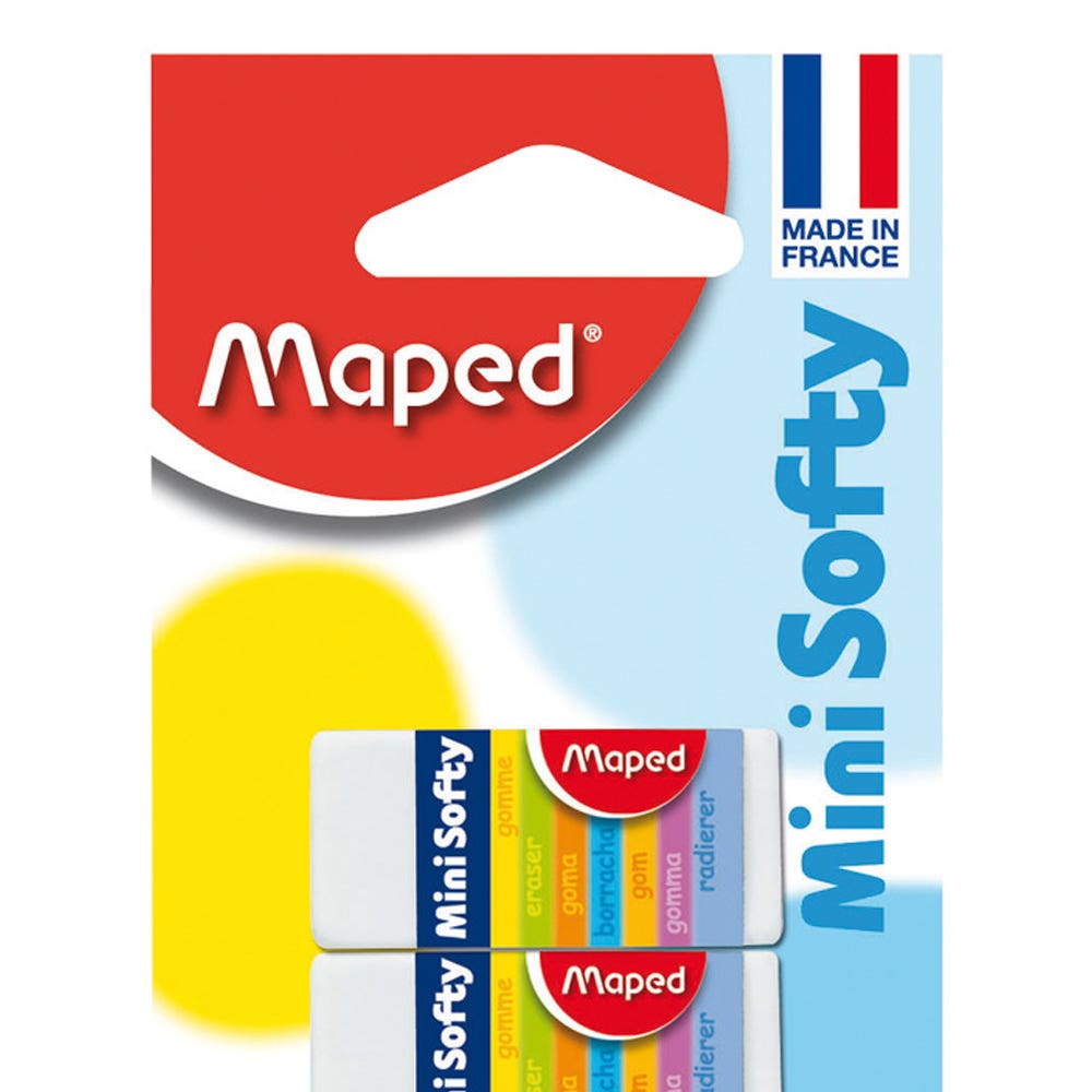 Blister 3 Gomas de Borrar Minisofty