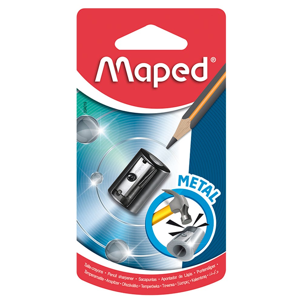 Blister Sacapuntas Metálico Satélite Maped